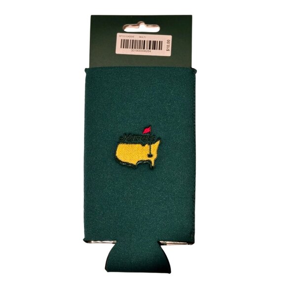 Masters Can Coolers Set of 2 Caddy & Classic Green Logo Koozie Augusta National - Picture 2 of 2